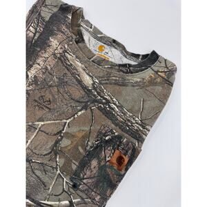 Carhartt Mens Realtree Camo Long Sleeve Pocket Shirt 3XL Original Fit